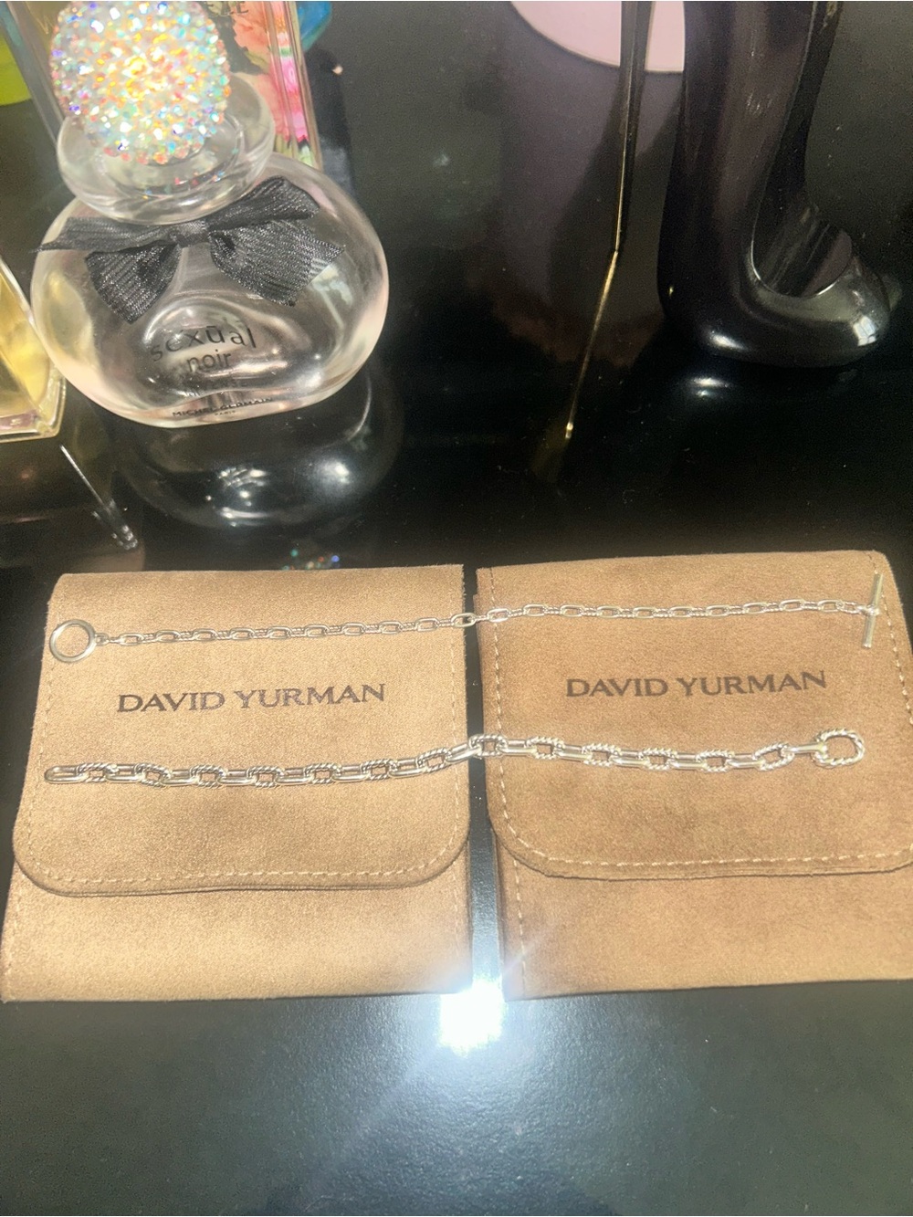David Yurman Women Sterling Silver Link Bracelets — Polished Silver Set - Picture 7 of 7